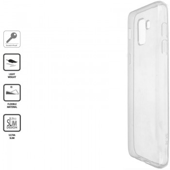 Permatomas silikoninis dėkliukas 0.6 mm. (GALAXY J6 2018)